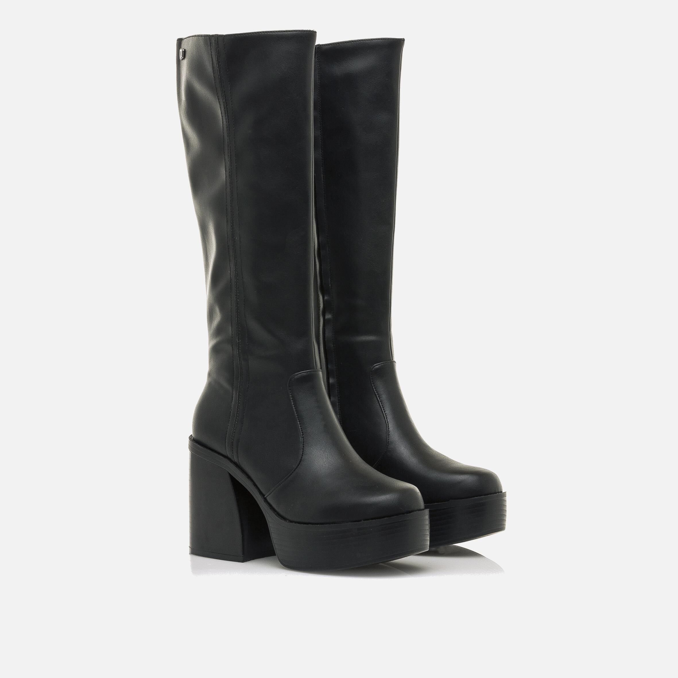 Botas mustang negras new arrivals